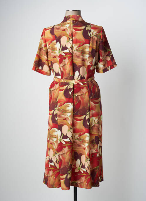 Rochie midi portocaliu FRANCOISE DE FRANCE femeie