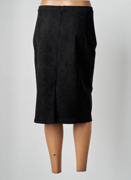 Fustă midi negru QUATRE VINGT JOURS femeie