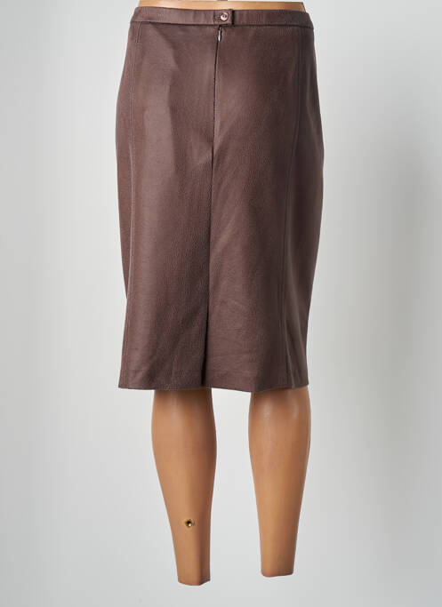 Fustă midi maro GUY DUBOUIS femeie