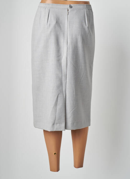 Fustă midi gri FRANCOISE DE FRANCE femeie