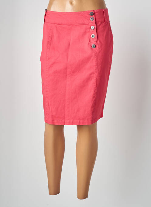 Fustă midi roz THALASSA femeie