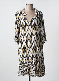 Rochie de plajă mâneci 3/4 maro EGATEX femme