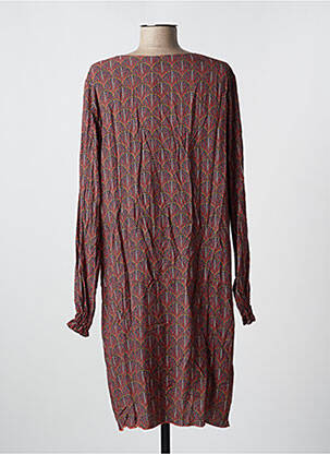 Rochie midi mâneci lungi mâneci lungi maro THALASSA femeie