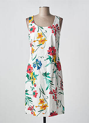 Rochie midi alb QUATRE VINGT JOURS femeie