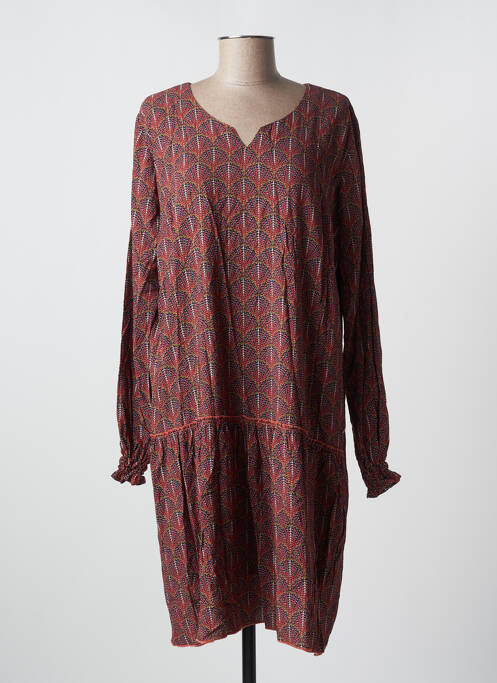 Rochie midi maro THALASSA femeie