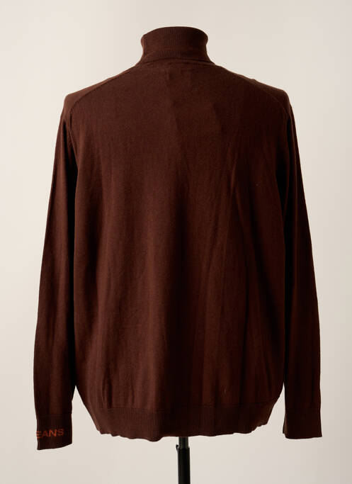 Pulover cu guler înalt maro PEPE JEANS bărbat