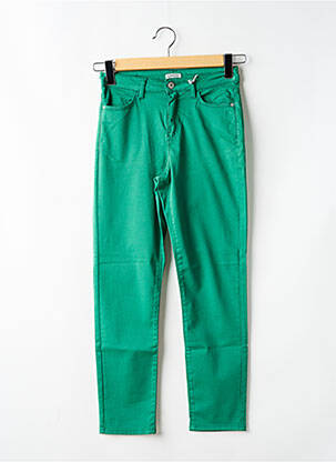 Pantalon slim verde KANOPE femeie