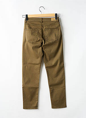 Pantalon slim buzunare maro KANOPE femeie
