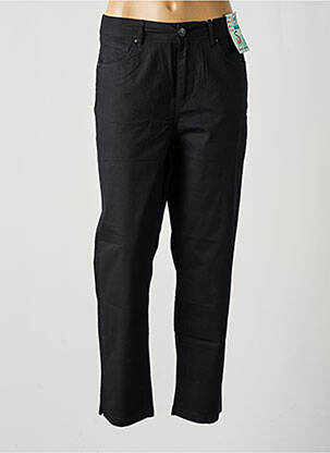 Pantalon drept talie elastică negru S.QUISE femeie