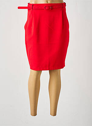 Fustă midi roșu HIPPOCAMPE femeie