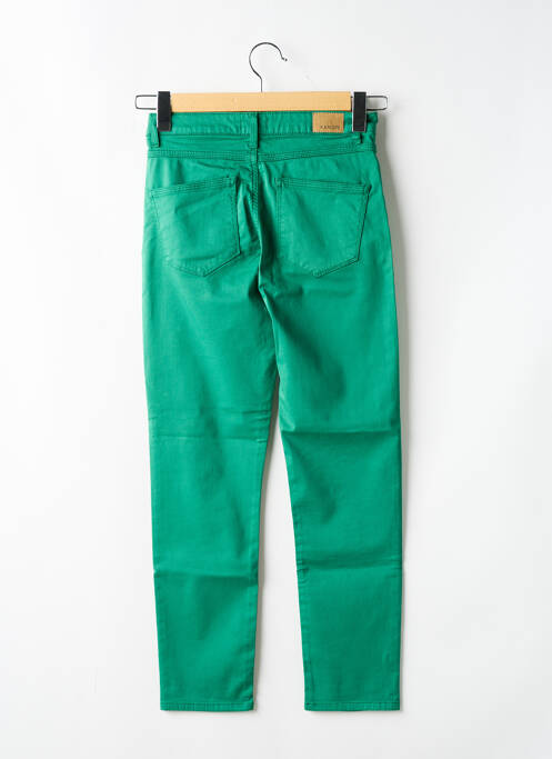 Pantalon slim verde KANOPE femeie