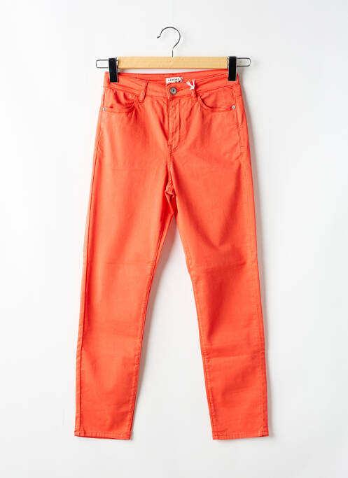 Pantalon slim portocaliu KANOPE femeie