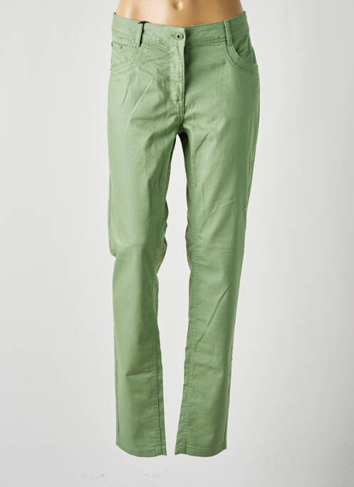 Pantalon slim verde BRANDTEX femeie