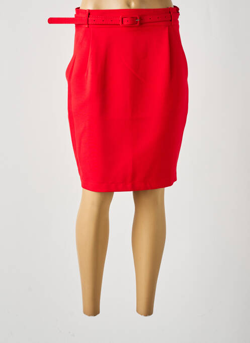 Fustă midi roșu HIPPOCAMPE femeie
