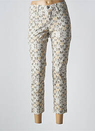 Pantalon 7/8 talie înaltă talie înaltă gri WALTRON femme