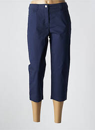 Pantalon trei sferturi elasticitate mărime normală albastru BRANDTEX femme