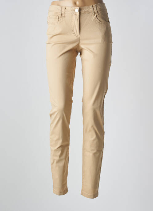 Pantalon slim bej BRANDTEX femeie