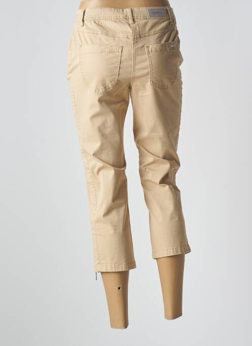 Pantalon trei sferturi elasticitate mărime normală bej BRANDTEX femme