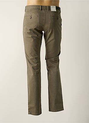Pantalon chino elasticitate mărime normală verde 16 SHADES bărbat