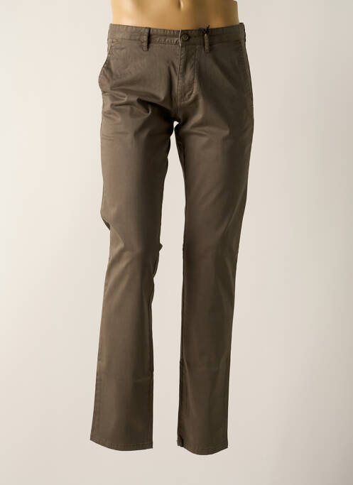 Pantalon chino maro 16 SHADES bărbat