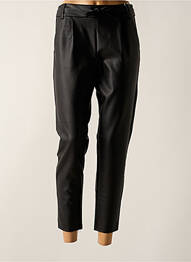 Pantalon 7/8 talie înaltă talie înaltă negru ONLY femeie