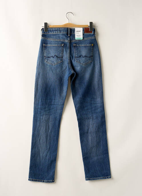 Blugi cu croială dreaptă albastru PEPE JEANS femeie