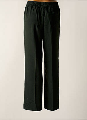 Pantalon drept talie elastică mărime normală verde GRACE & MILA femeie