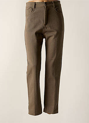 Blugi croială Mom maro GRACE & MILA femeie