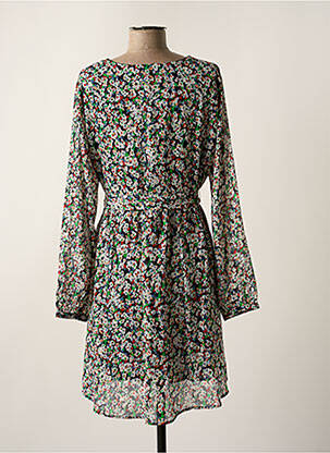 Rochie midi imprimeu floral mâneci lungi albastru ONLY femeie