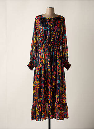 Rochie lungă albastru GRACE & MILA femeie