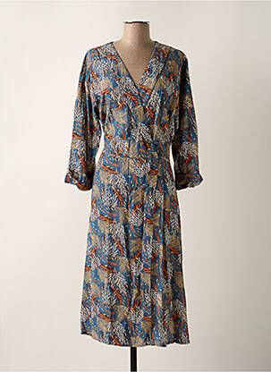 Rochie midi albastru PAKO LITTO femeie