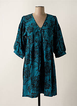 Rochie midi imprimeu floral mâneci 3/4 verde GRACE & MILA femeie