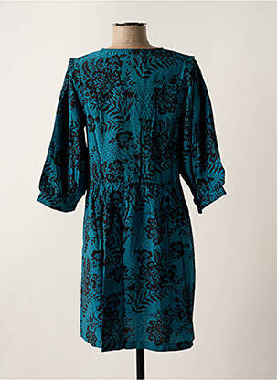 Rochie midi imprimeu floral mâneci 3/4 verde GRACE & MILA femeie