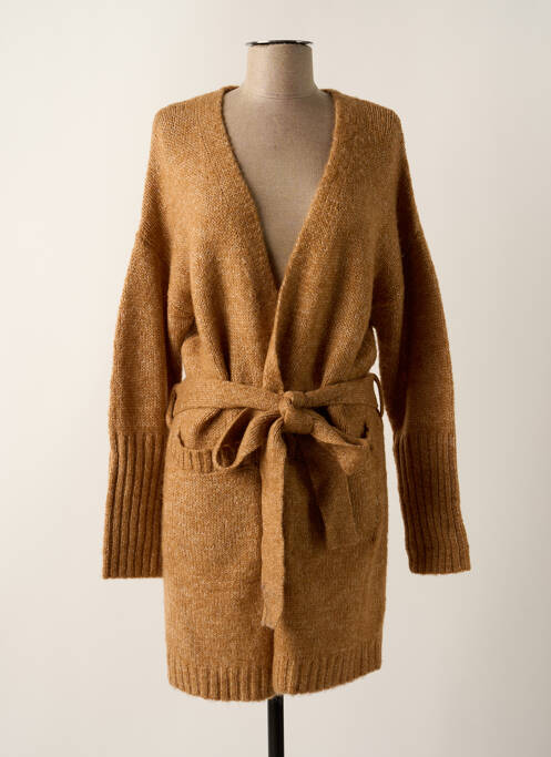 Vestă cu mâneci lungi maro GRACE & MILA femeie