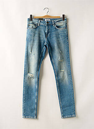 Blugi cu croială slim albastru ONLY&SONS bărbat