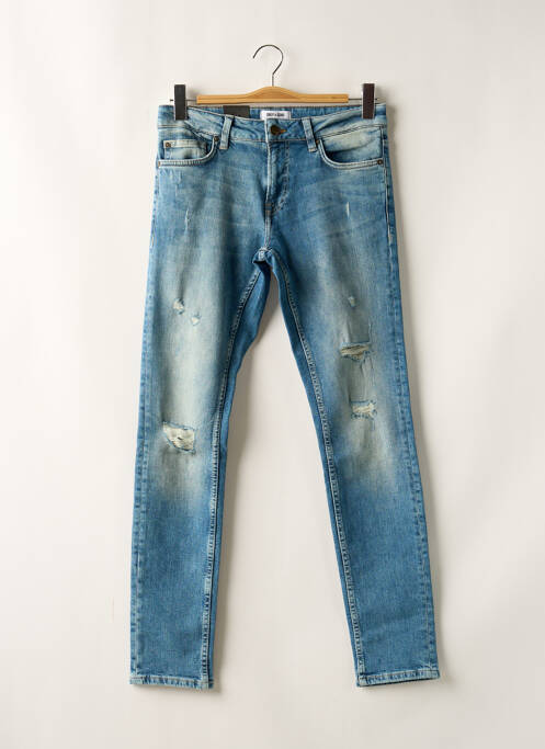 Blugi cu croială slim albastru ONLY&SONS bărbat