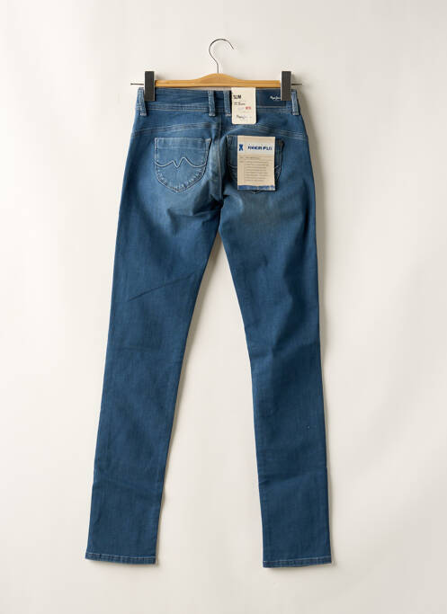 Blugi cu croială slim albastru PEPE JEANS femeie