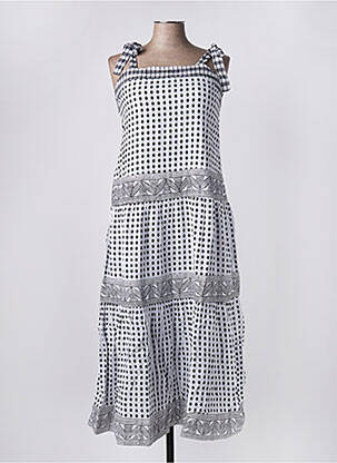 Rochie lungă alb RHUM RAISIN femeie