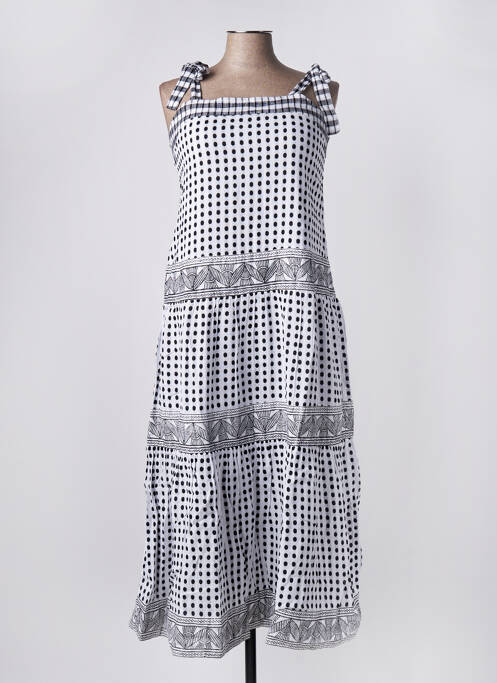 Rochie lungă alb RHUM RAISIN femeie