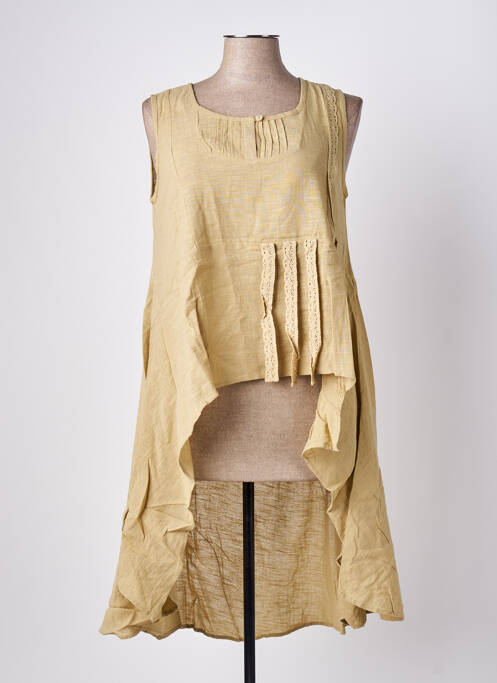 Tunică fără mâneci bej RHUM RAISIN femeie