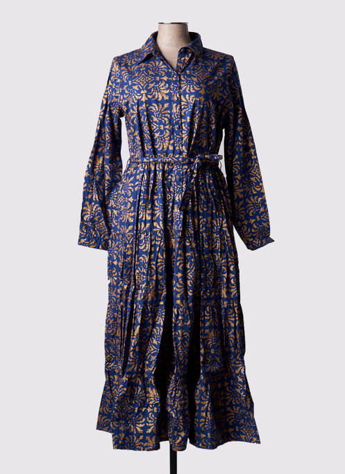 Rochie lungă albastru RHUM RAISIN femeie