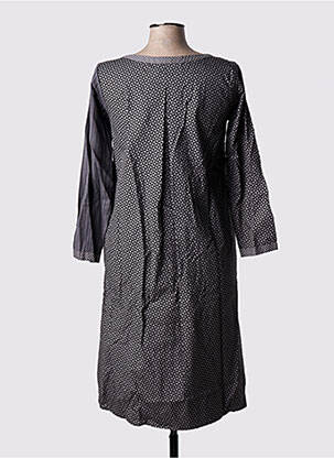 Rochie midi imprimeu fantezie mâneci lungi gri RHUM RAISIN femeie