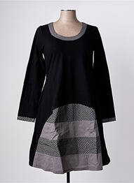 Rochie midi mâneci lungi mâneci lungi negru RHUM RAISIN femeie