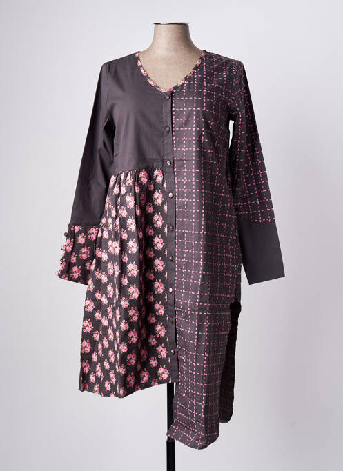 Rochie midi gri RHUM RAISIN femeie