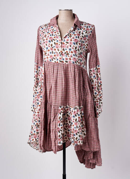 Rochie midi roz RHUM RAISIN femeie