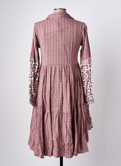 Rochie midi roz RHUM RAISIN femeie