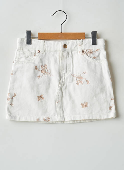 Fustă scurtă alb MAYORAL fată
