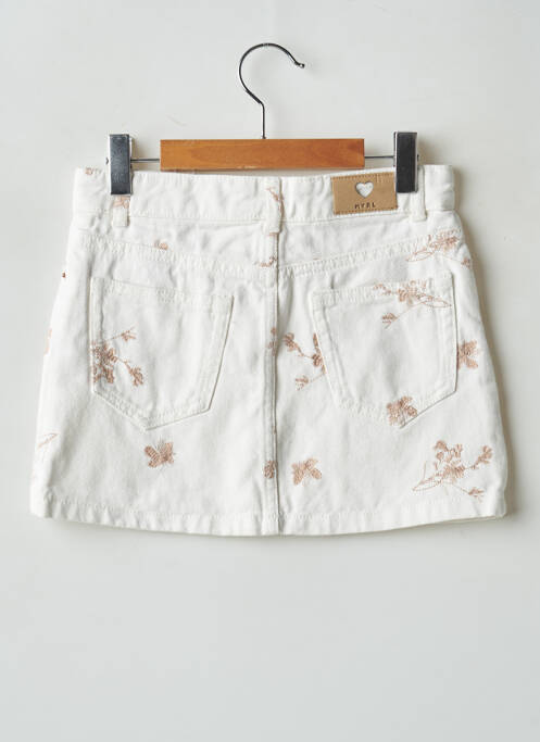 Fustă scurtă alb MAYORAL fată