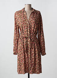 Rochie midi mâneci lungi mâneci lungi maro GARCIA femme
