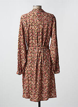 Rochie midi mâneci lungi mâneci lungi maro GARCIA femeie